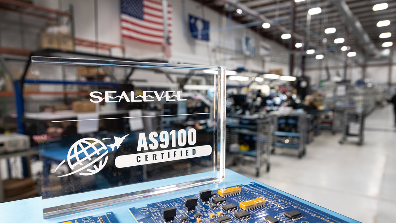 Sealevel AS9100 certified manufacturing facility