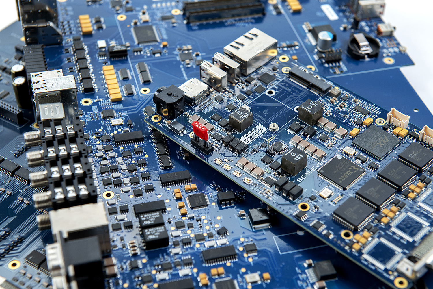 Computing modules on blue carrier boards