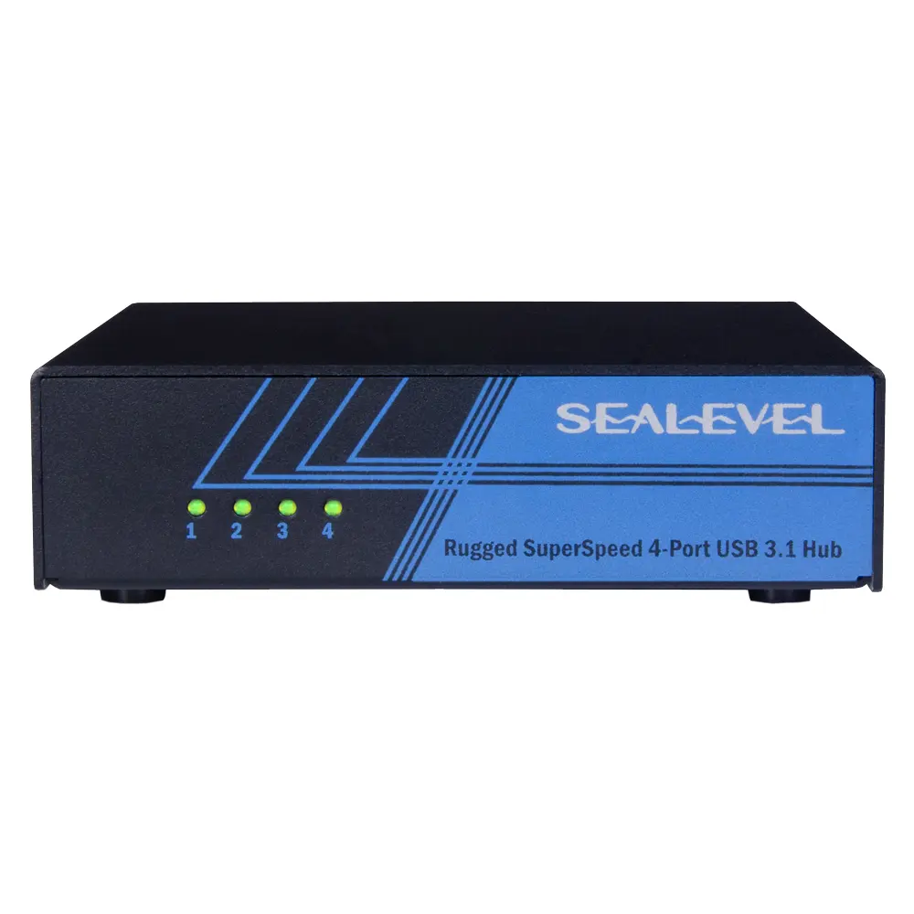 Rugged Industrial SuperSpeed 4-Port USB 3.1 Hub - Sealevel