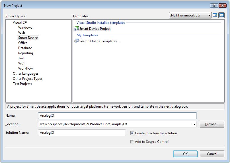Image - Visual Studio New Project