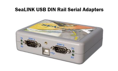 SeaLINK USB DIN Rail Serial Adapters
