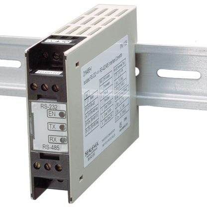RS-232 to RS-422, RS-485 Isolated DIN Rail Mount Serial Interface Converter