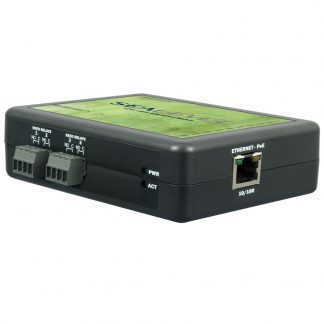 Ethernet to 4 Reed Relay Outputs Digital Interface Adapter, with PoE (802.3af)