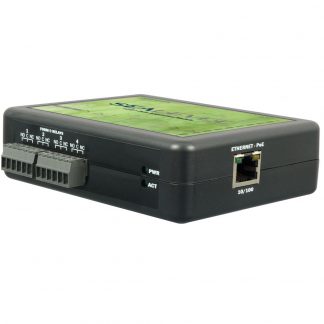 Ethernet to 4 Form C Relay Outputs Digital Interface Adapter, with PoE (802.3af)