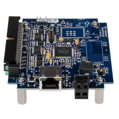 eI/O-160E-OEM Right View w/ Ethernet Port and DC Input via Tool-Free Removable Terminal Block