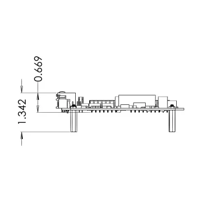 eI/O-170E-OEM Dimensions (Profile)