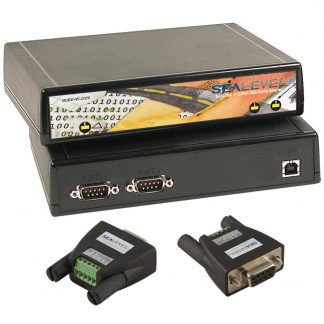 USB to 2-Port RS-422, RS-485 DB9 Serial Interface Adapter Kit