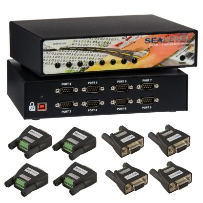 2802 w/ Optional RS-485 Terminal Block Adapters (8x Item# TB34)