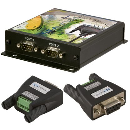 Ethernet to 2-Port RS-422, RS-485 Serial Server Kit