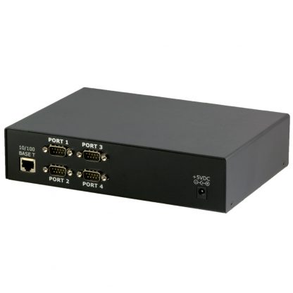 Ethernet to 4-Port RS-232 Serial Server (4401) - DB9 Serial Interfaces