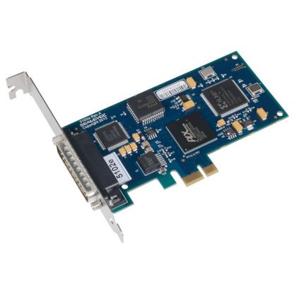 5102e PCI Express 1-Port RS-232, RS-422, RS-485, RS-530, RS-530A, V.35 Synchronous Serial Interface (uses Z85230) w/ Standard Profile Bracket