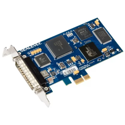 Low Profile PCI Express 1-Port RS-232, RS-422, RS-485, RS-530, RS-530A, V.35 Synchronous Serial Interface (uses Z16C32)