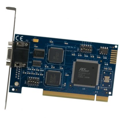 PCI 1-Port RS-422, RS-485 Serial Interface with Opto-22 Optomux DB-9F Compatible Connector