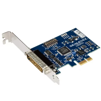 7106e PCI Express 1-Port RS-232, RS-422, RS-485, RS-530 Serial Interface w/ Standard Profile Bracket