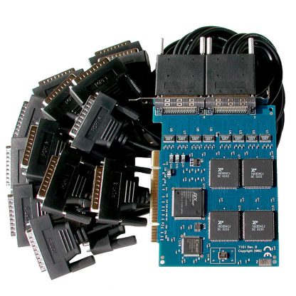PCI 16-Port RS-232 Serial Interface