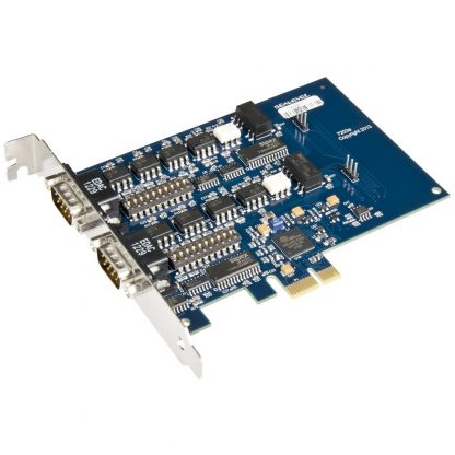 PCI Express 2-Port RS-232, RS-422, RS-485 Isolated Serial Interface
