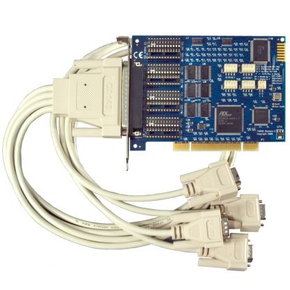 PCI 4-Port RS-232, RS-422, RS-485 Serial Interface