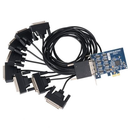Low Profile PCI Express 8-Port RS-232 Serial Interface