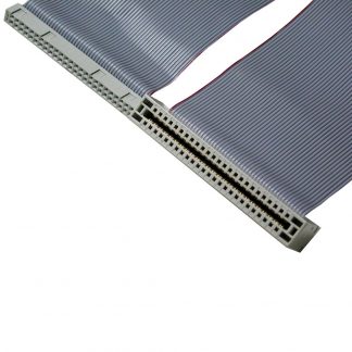 50-Pin IDC to 50-Pin Edge Connector Ribbon Cable, 40 inch Length