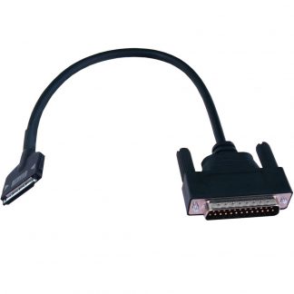 PCMCIA Hirose to (1) DB25 Male Cable, 12 inch Length - for 3602, 3603, 3604, 3612