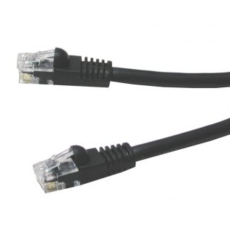 CAT5 Patch Cable, 7 foot Length - Black