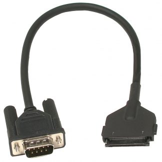 PCMCIA Hirose to (1) DB9 Male Cable, 12 Inch Length - for 3603, 3604