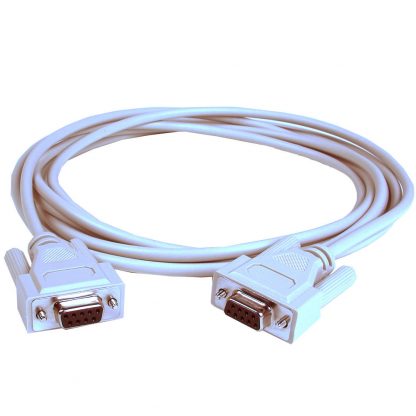 DB9 Female to DB9 Female Null Modem Cable, 10 foot Length