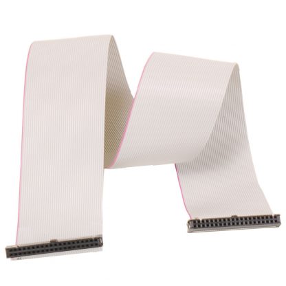 40-Pin IDC to 40-Pin IDC Ribbon Cable, 18 inch Length - Standard IDE Cable