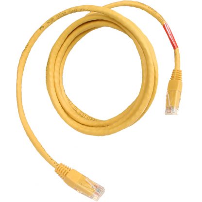 CAT5 Crossover Cable, 7 foot Length - Yellow