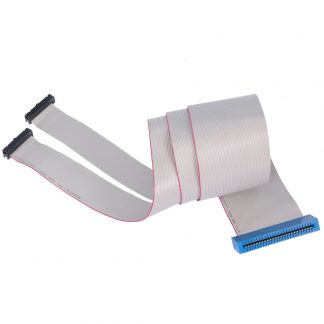 (2) 26-Pin IDC to 50-Pin Edge Connector Ribbon Cable, 40 inch Length
