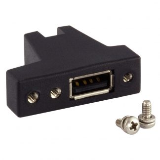 USB Panel Mount Adapter with SeaLATCH Type A Port
