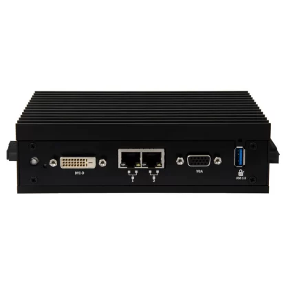 R14000-DVA-KT w/ DVI-D, Dual Gigabit Ethernet, VGA & USB 3.0 Connectors (Front View)