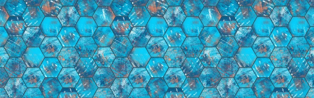 A hexagon pattern