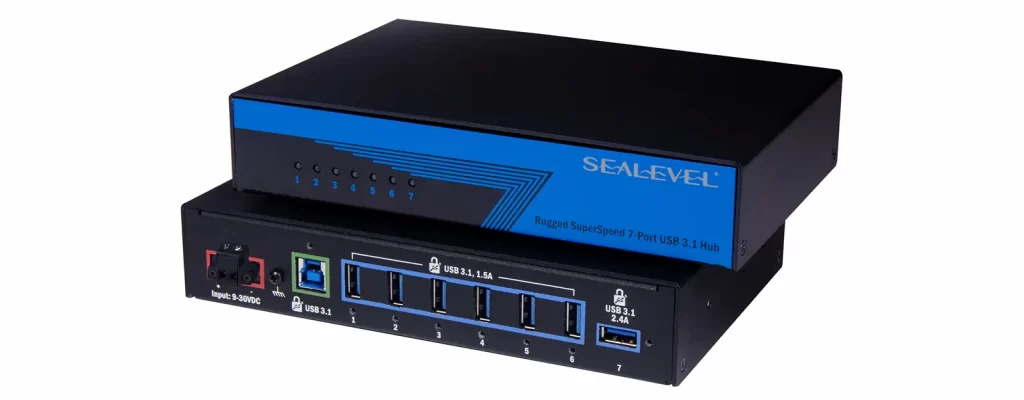 Sealevel Rugged SuperSpeed 7-Port USB 3.1 Hub