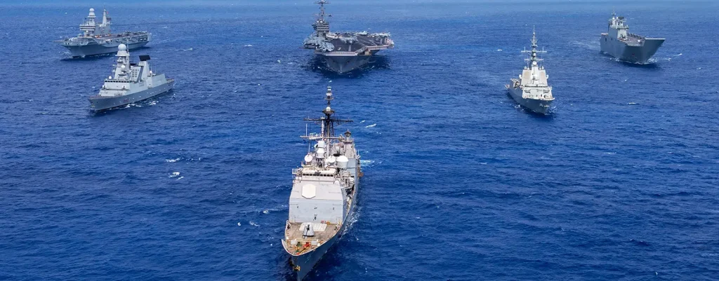 US Navy Carrier Battle Group